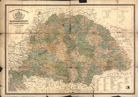 Mapa Uhorska z obdobia stavovských povstaní