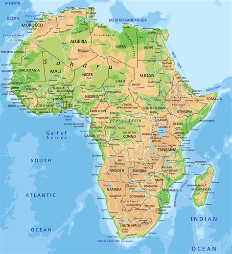 Mapa Afriky s vyznačeným Zimbabwe