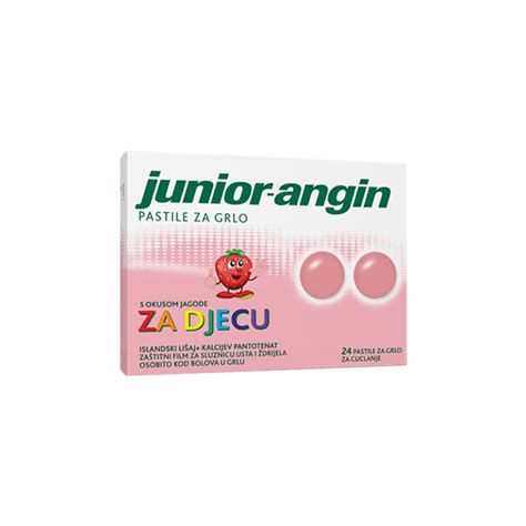 Balenie Junior-angin sirupu a pastiliek