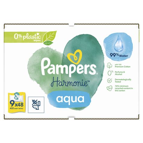 Obal produktu Pampers Harmonie Aqua Plastic Free