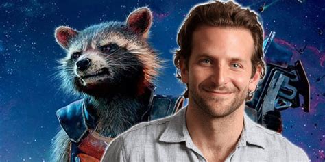 Bradley Cooper ako Rocket Raccoon vo filme Strážcovia Galaxie