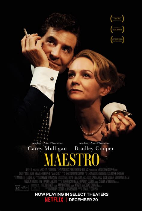 Bradley Cooper na premiére filmu Maestro