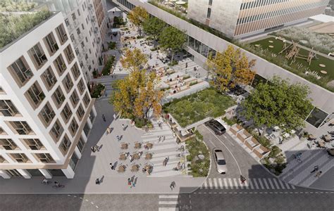 Vizualizácia moderného verejného priestoru