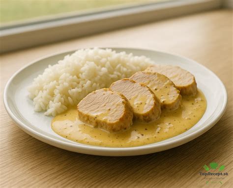 Bravčová panenka so smotanovo-horčicovou omáčkou