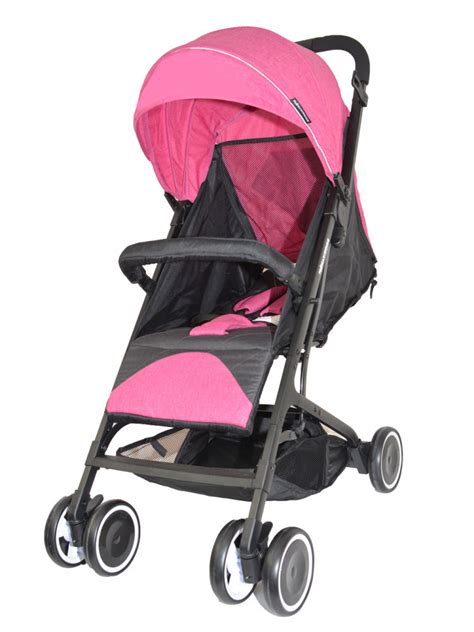 Športový kočík v ružovej farbe