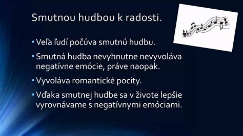 Grafika znázorňujúca pozitívny vplyv hudby na náladu