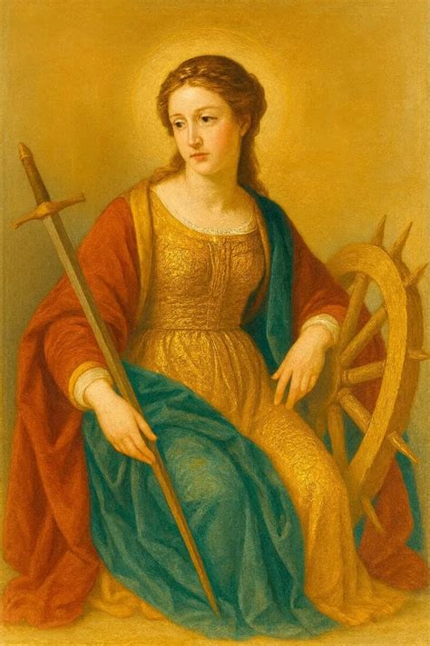 Symboly mučenia svätej Kataríny Alexandrijskej na Caravaggiovom obraze