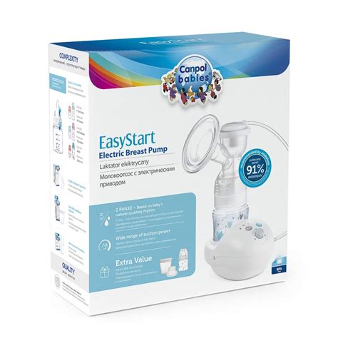Elektrická odsávačka materského mlieka Canpol Babies EasyStart s príslušenstvom