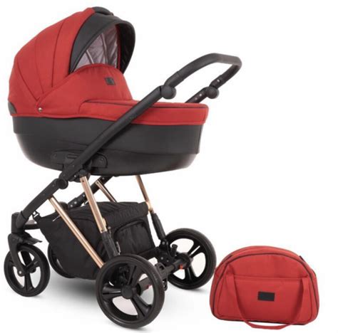 Schéma konštrukcie kočíka Camarelo s vyznačenými prvkami