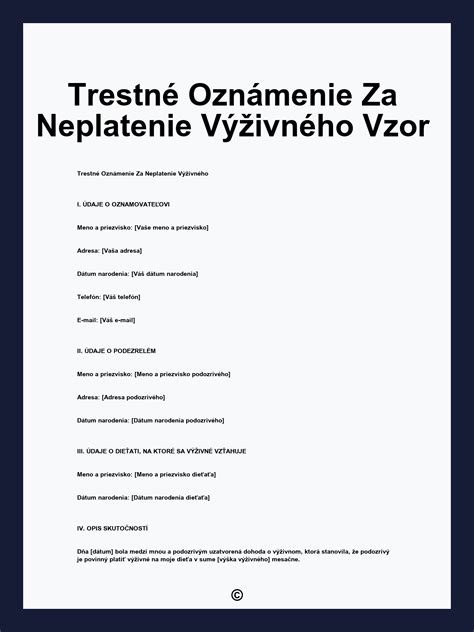 Infografika o krokoch pri neplatení výživného