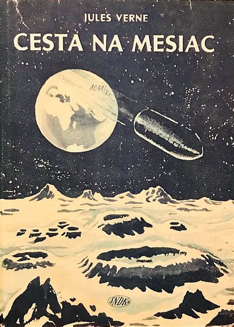 Obal knihy Cesta na Mesiac od Julesa Verna