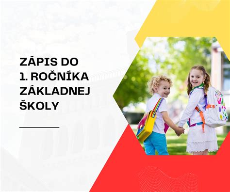 Infografika o zápise do základnej školy