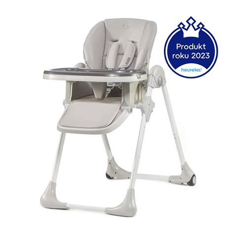 Kinderkraft Yummy grey jedálenská stolička