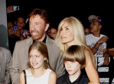 Chuck Norris s rodinou