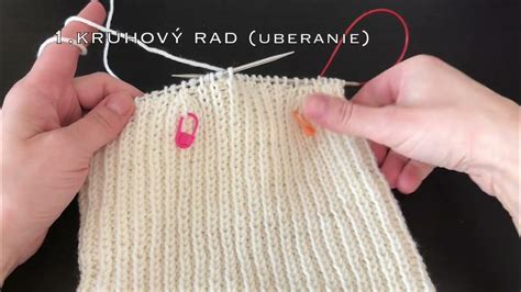 Uberanie očiek na vrchole čiapky