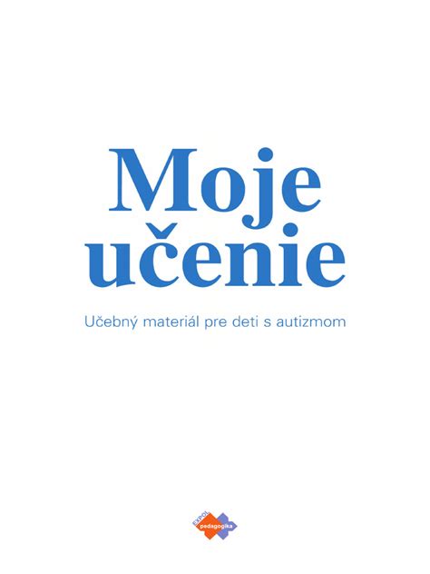 Štruktúrované učenie pre deti s autizmom