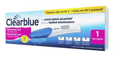 Ilustrácia správneho použitia tehotenského testu Clearblue