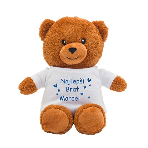 plyšový medvedík s menom dieťaťa
