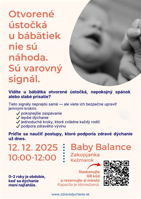 Signály únavy u bábätka