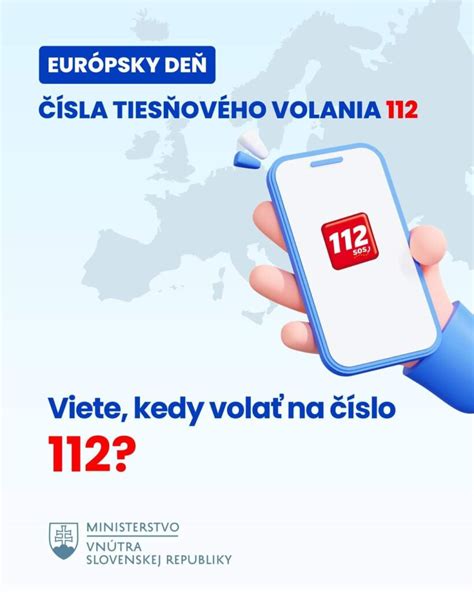 Ilustrácia tiesňovej linky 112