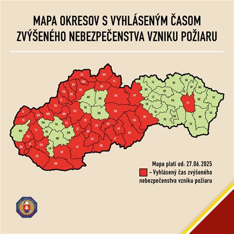 Mapa šírenia lesného požiaru