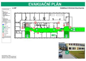 Evakuačný plán bytového domu