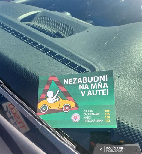 Infografika o rizikách ponechania dieťaťa v aute