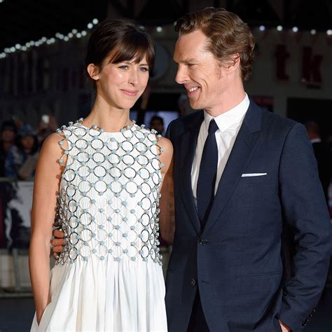 Benedict Cumberbatch s manželkou Sophie Hunter