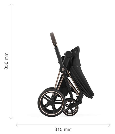 Detail športovej sedačky Cybex Priam s XXL slnečnou strieškou
