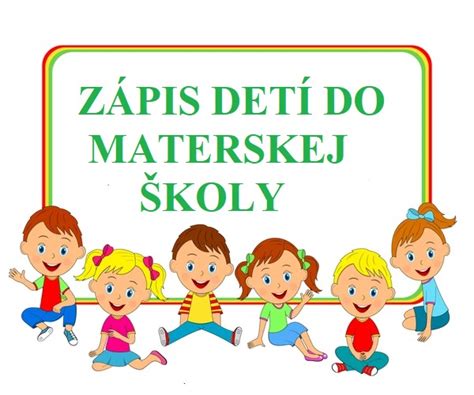 Ilustrácia zápisu dieťaťa do školy