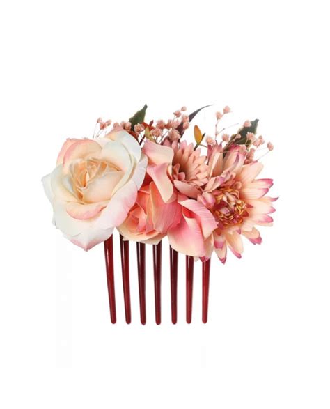 Ukážka rôznych kvetinových ozdôb do vlasov