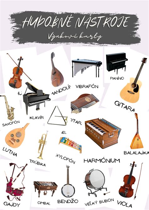 Hudobné nástroje a noty