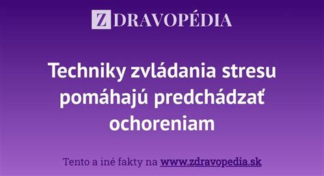 techniky zvládania stresu