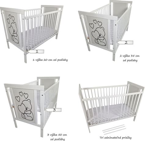 Schéma multifunkčnej detskej postieľky