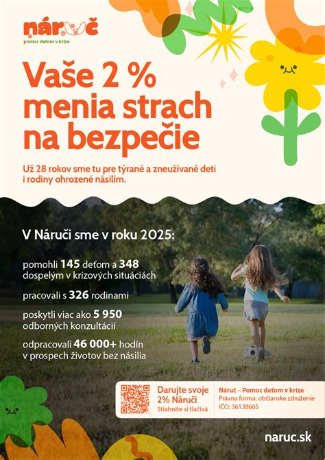 Logo organizácie NÁRUČ - POMOC DEŤOM V KRÍZE