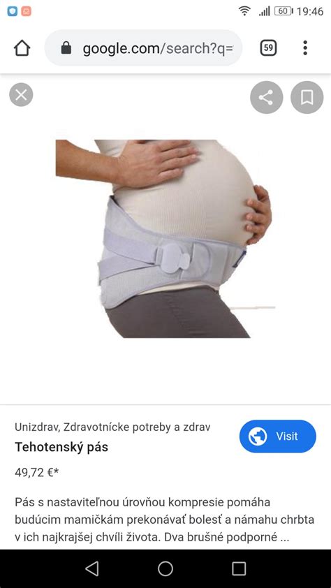 ilustrácia matky s tehotenským pásom