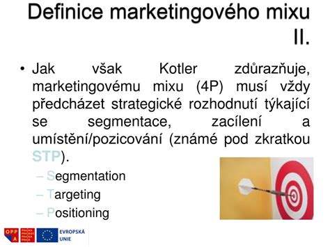 Schéma marketingového mixu 4P