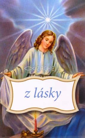 obrázok s modlitbou k anjelovi strážnemu