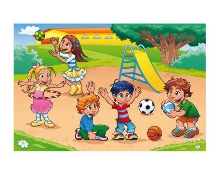 Deti hrajúce sa s farebnými kartičkami (flashcards)