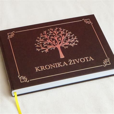 Kniha života s fotografiami a spomienkami