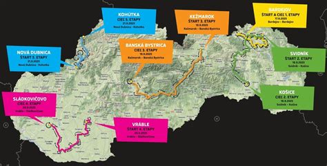 Mapa trasy pretekov