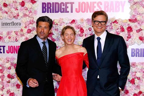 Renée Zellweger, Colin Firth a Patrick Dempsey vo filme „Bridget Jones's Baby“