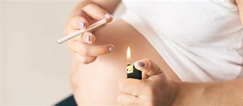 Závislosť na cigaretách počas tehotenstva