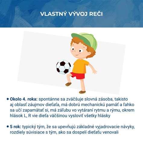 Infografika ukazujúca vývoj reči od narodenia do 5 rokov