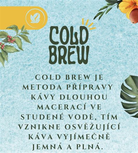 Ilustrácia prípravy kávy Cold Brew