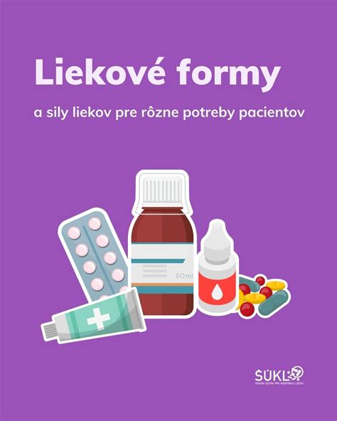 Rôzne formy liekov pre deti