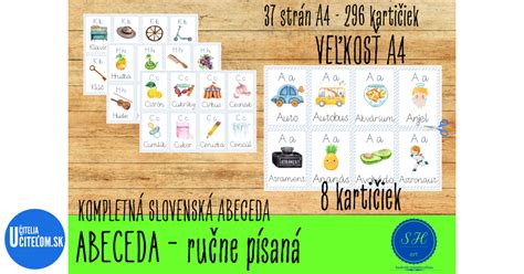Ilustrácia slovenskej abecedy