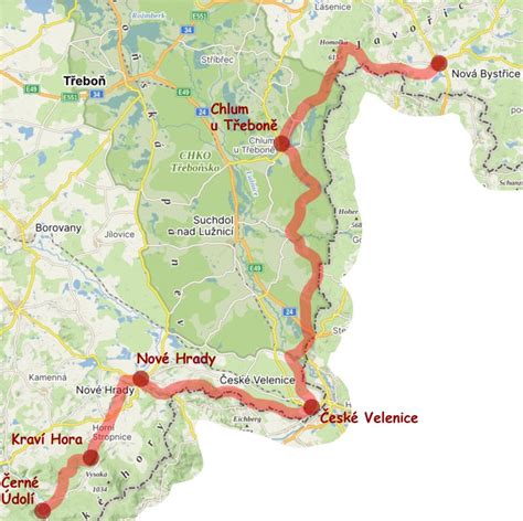 Mapa s vyznačenou bezpečnou trasou do školy