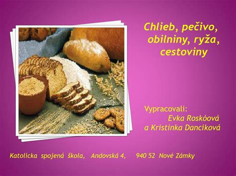Výber celozrnných produktov: chlieb, cestoviny, vločky