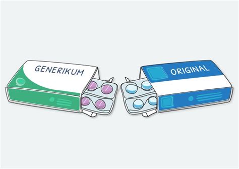 Schéma porovnávajúca originálny liek a generikum